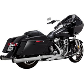 TORQUER 450マフラー M8ツーリング用ブラックマフラーVANCE&HINES