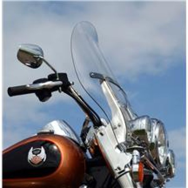 クロックワークス製FLHR スクリーン 社外  バイク 部品 ハーレー ロードキング フレアビルボードウインドシールド 修復素材に コケキズ無し:22215502